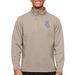 Men's Antigua Oatmeal Chicago White Sox Course Quarter-Zip Pullover Top