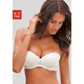 Balconnet-BH VIVANCE Gr. 85, Cup C, beige (creme) Damen BHs Balconette-BH BH Bügel-BH Hochzeitsdessous Hochzeitswäsche Schalen-BH Spitzen-BH Spitzenwäsche Trägerlose-BH Bandeau-BH Balconette-BHs