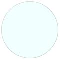 Home Supplies 700mm Clear Table Top Tempered Glass Round Flat Polished Edge Kitchen Dining Table Top Glass Round Sturdy Replacement Protector Cover (70CM, Clear)