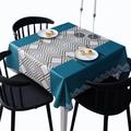 Groofoo - Nappe de Table PVC,Nappe rectangulaire,Nappe rectangulaire Anti Tache,Nappe