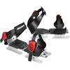 Gleitschuh PLAYLIFE "Ice Glider" Gr. 24, rot (rot, schwarz), Inlineskates_Rollschuhe_Schlittschuhe, 24/31, Kunststoff