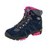 Wanderschuh BRÜTTING "Outdoorstiefel Bergen High", Gr. 34, blau, Veloursleder, Schuhe