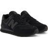 Sneaker NEW BALANCE "ML574 Core", Gr. 43, grau (schwarz, dunkelgrau), Leder, Textil, sportlich, Schuhe, Topseller