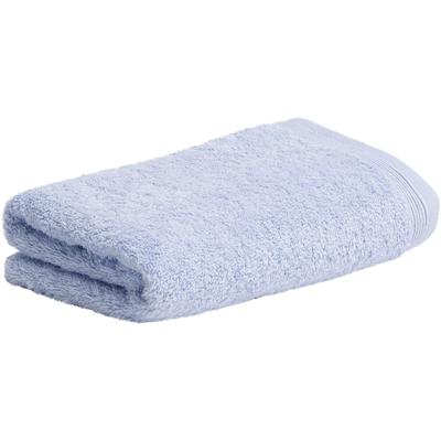 Handtuch MÖVE "Superwuschel", blau (aquamarine), B:50cm L:100cm, Walkfrottee, Baumwolle, Handtücher (Packung), Handtuch mit Bordüre, 100% Premium Cotton Baumwolle, einfarbig, weich Image