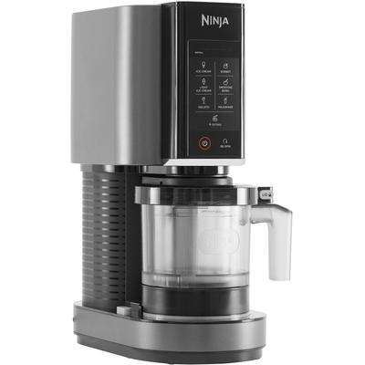 NINJA Eismaschine NC300EU, 1,4 l, 800 W, Eiscreme, Sorbet, Gelato, Smoothie Bowl silberfarben Küchenkleingeräte Haushaltsgeräte
