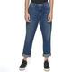 DKNY Women's Boreum High Rise Flare Jeans, Dark Wash Denim, 28
