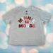 Disney Tops | Disney Glitter Minnie Mouse Women’s Tee Shirt Top Size Xl | Color: Gray/Red | Size: Xl