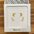 Madewell Jewelry | Madewell 2 Pair Earring Set, Gold | Color: Gold | Size: Os