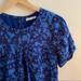 Madewell Dresses | Madewell Eliot Floral Print Dress | Color: Black/Blue | Size: 6
