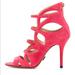 Michael Kors Shoes | Nwob Michael Kors Casie Suede Caged Bootie Sandals. | Color: Pink | Size: 7.5
