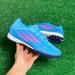 Adidas Shoes | Adidas X Speedflow.3 Tf Low Mens Turf Soccer Shoes Blue Pink Gw7508 New Sz 8 | Color: Blue/Pink | Size: Various