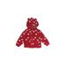 Old Navy Fleece Jacket: Red Jackets & Outerwear - Size 12-18 Month