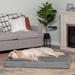 FurHaven Ultra Plush Deluxe Full Support Solid Orthopedic Dog Bed Metal in Gray | 4 H x 40 W x 32 D in | Wayfair 36535087