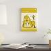 East Urban Home 'W Is for Walrus' Graphic Art on Wrapped Canvas Metal in Green/White/Yellow | 60 H x 40 W x 1.5 D in | Wayfair