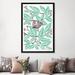 The Twillery Co.® Strickler Mint Sloth 48.0 H x 12.0 W x 1.5 D in greenCanvas in No Mat/Wrapped Canvas | 18" H x 12" W x 1.5" D | Wayfair