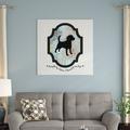 East Urban Home Beagle (Black&Blue) I by 5by5collective - Gallery-Wrapped Canvas Giclée Print Canvas, in Black/Gray/Green | Wayfair