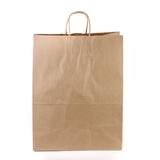 Ecoquality Shopping Paper Bags w/ Twine Handles in Brown | 17 W x 7 D in | Wayfair EQBBTH13717-25