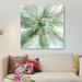 East Urban Home 'Macro Sage Flower' Graphic Art Print on Canvas Canvas, Cotton in Green/White | 12 H x 12 W x 1.5 D in | Wayfair