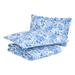 Laura Ashley Brighton Reversible Quilt Set Polyester/Polyfill/Cotton in Blue | King Quilt + 2 King Shams | Wayfair USHSA91218534