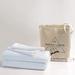 Sleepwell Fabrics Sateen Sheet Set Microfiber/Polyester in White | Queen | Wayfair MF-Set-Queen_White_N