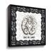 The Holiday Aisle® Arsenic & Anatomy III - Graphic Art on Canvas Canvas, Metal in Black/Gray | 10 H x 10 W x 2 D in | Wayfair