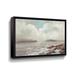 Highland Dunes Distant Island - Painting on Canvas Canvas, Wood in White | 24 H x 36 W x 2 D in | Wayfair 9C95DD09E5684DB1B78EABA5C7B5F292