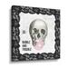 The Holiday Aisle® Arsenic & Anatomy VI - Graphic Art on Canvas Canvas, Metal in Black/Gray/Pink | 18 H x 18 W x 2 D in | Wayfair