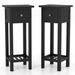 Winston Porter Darcey 1 - Drawer Nightstand Wood in Black | 31.5 H x 14 W x 12 D in | Wayfair E3BF8374F2CC4147B58EDC946256CC70
