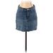 Gap Denim Mini Skirt Mini: Blue Solid Bottoms - Women's Size 27