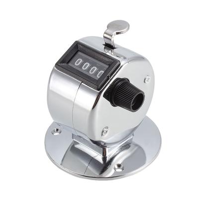 4 Digits Stainless Desk & Hand Held Tally Counter Atgip - Sliver