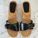 J. Crew Shoes | 1999 Vintage J Crew Clog Sandals - Black Leather | Color: Black | Size: 7