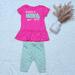 Nike Matching Sets | Nike 2pc Size 12m | Color: Green/Pink | Size: 12mb