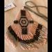 Anthropologie Jewelry | Anthropologie Seed Bead Borneo Gypsy Necklace Nwt | Color: Brown/Pink | Size: 26” Long Addition Pendent Is 4” Long X 2” Wide