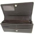 Gorgeous Visconti Buckingham Soft Leather Card Cash Coin Purse Wallet RFID Protection Gift Boxed HT35 (Chocolate Brown)