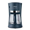 UFESA CG7114 Capriccio Coffee Maker 6 Cups 600 W 0.6 L Permanent Filter Non-Stick Heating Plate Drip Stop System Automatic Shut-Off, Crystal, Black