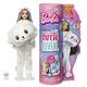 Barbie Doll, Cutie Reveal Polar Bear, Snowflake Sparkle Doll with 10 Surprises, Pet, Color Change and Accessories, Toys and Gifts for Kids​​