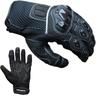 Motorradhandschuhe PROANTI Handschuhe Gr. XL, schwarz Motocrosshandschuhe