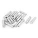 12mm x 50mm Stainless Steel Advertising Frameless Glass Standoff Pins 20pcs - Silver Tone