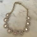 J. Crew Jewelry | J. Crew Statement Necklace Diamond And Gold. | Color: Gold/Silver | Size: Os