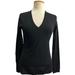 Burberry Sweaters | Burberry London Merino Wool V Neck Sweater Size Medium | Color: Black | Size: M