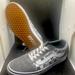 Vans Shoes | Gray Vans With Flames | Color: Gray/White | Size: 8.5