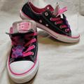 Converse Shoes | Converse All Star Double Tongue Sneakers Size 3 | Color: Black/Pink | Size: 3g