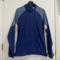 Adidas Jackets & Coats | Adidas Sport Lightweight Bomberjacket Blue | Color: Blue/White | Size: L