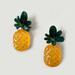 Kate Spade Jewelry | Kate Spade Pineapple Passion Statement Earrings, Yellow Multi Nwt | Color: Green/Yellow | Size: Os