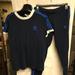 Adidas Other | Adidas Shirt With Matching Pants, Navy, Size Medium. Sold As Two Piece | Color: Blue | Size: Medium
