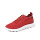 Geox Herren Spherica U Sneakers, Dark Red Light Grey, 42 EU Schmal