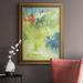 Everly Quinn The Flowering II Premium Framed Canvas- Ready To Hang Canvas, Solid Wood in Blue/Green/Red | 20 H x 16 W x 2.5 D in | Wayfair