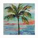 Beachcrest Home™ Bex Silvia Vassileva "California Palm II" Outdoor All-Weather Wall Decor All-Weather Canvas, Wood | 24 H x 24 W x 1.5 D in | Wayfair