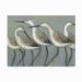 Bayou Breeze Accrington Shore Birds I Outdoor Wall Decor All-Weather Canvas, Wood | 14 H x 19 W x 1.5 D in | Wayfair