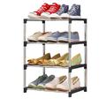 Rebrilliant Shoe Rack Household Finishing Appliance Large Capacity Shoe Rack Doorway Simple Steel Pipe Multi-Layer Multi-Purpose Plastic Plastic | Wayfair